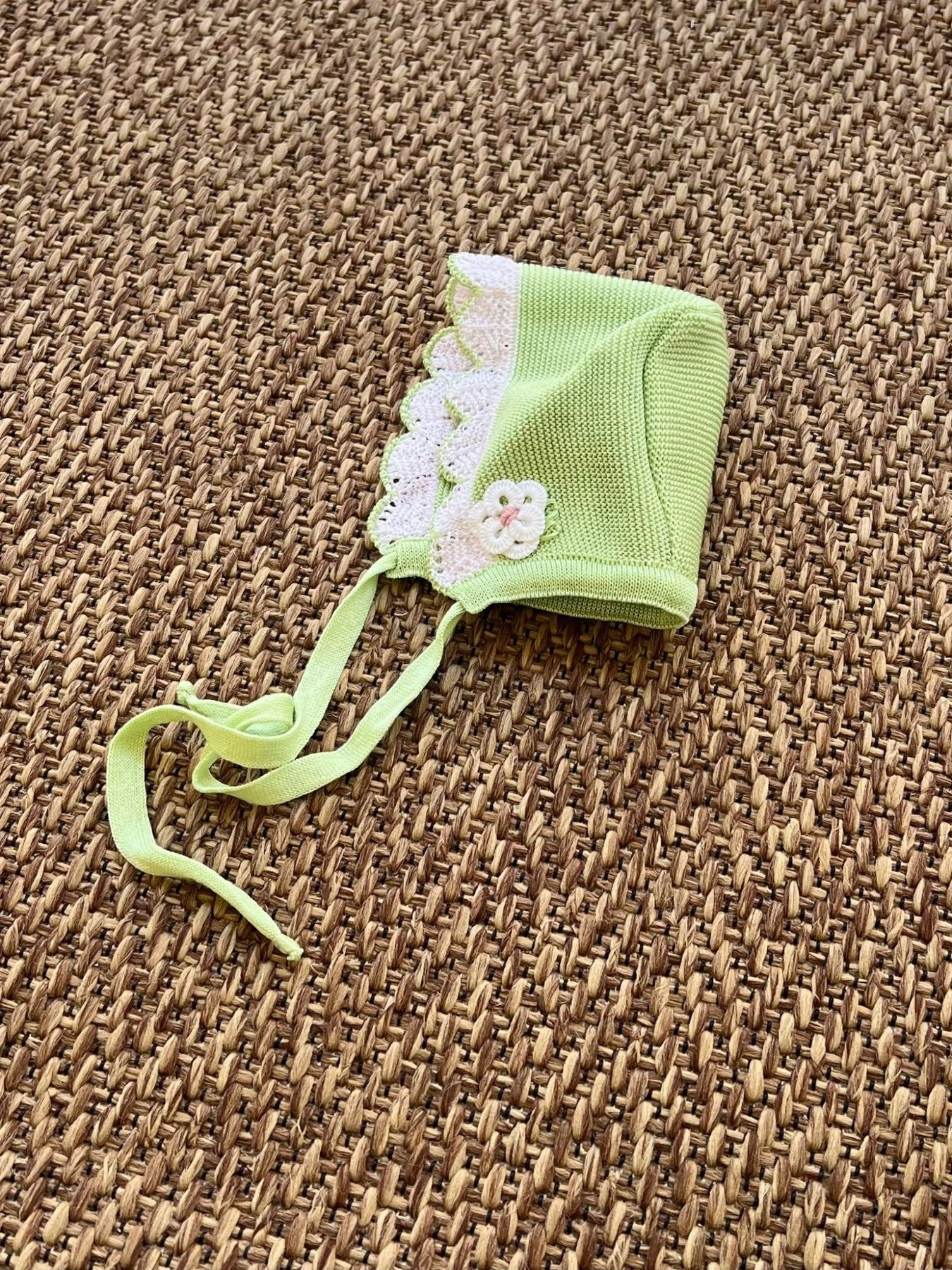 Cuffia Neonata VERDE EP20CU -  NANU' BABY