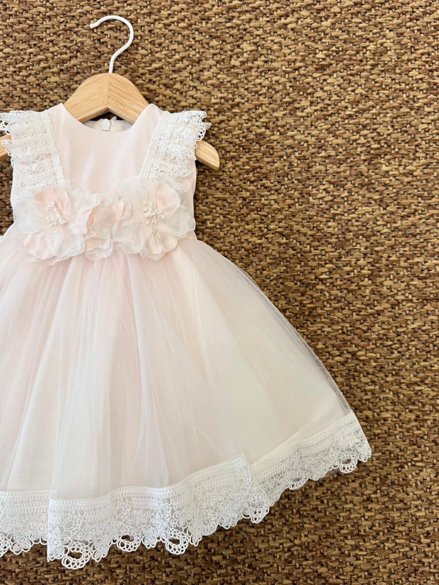 Abito Cerimonia Bimba ROSA FB086/R -  NANU' BABY