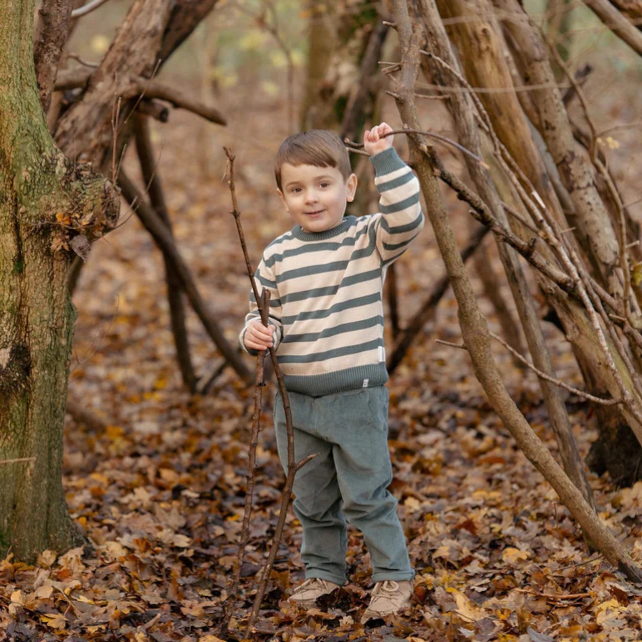 Trousers - Friends of the Forest Bimbo Verde CL25093049