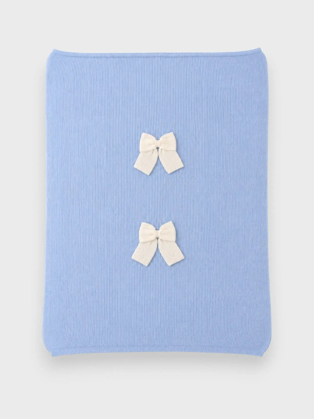 Coperta Neonato Azzurro MAGLIA INGLESE FIOCCO 144/5630 by BABY LORD
