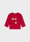 T-shirt Bimbo Rosso 2018/50 by MAYORAL
