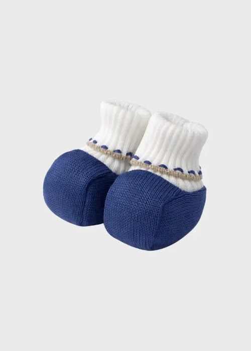 Babbucce Neonato Azzurro 8035 by BIMBALO'