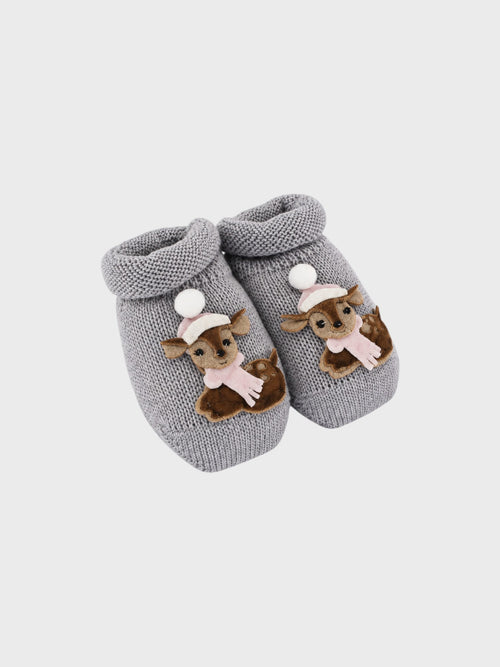 Zapatitos de bebé gris 30577/N4
