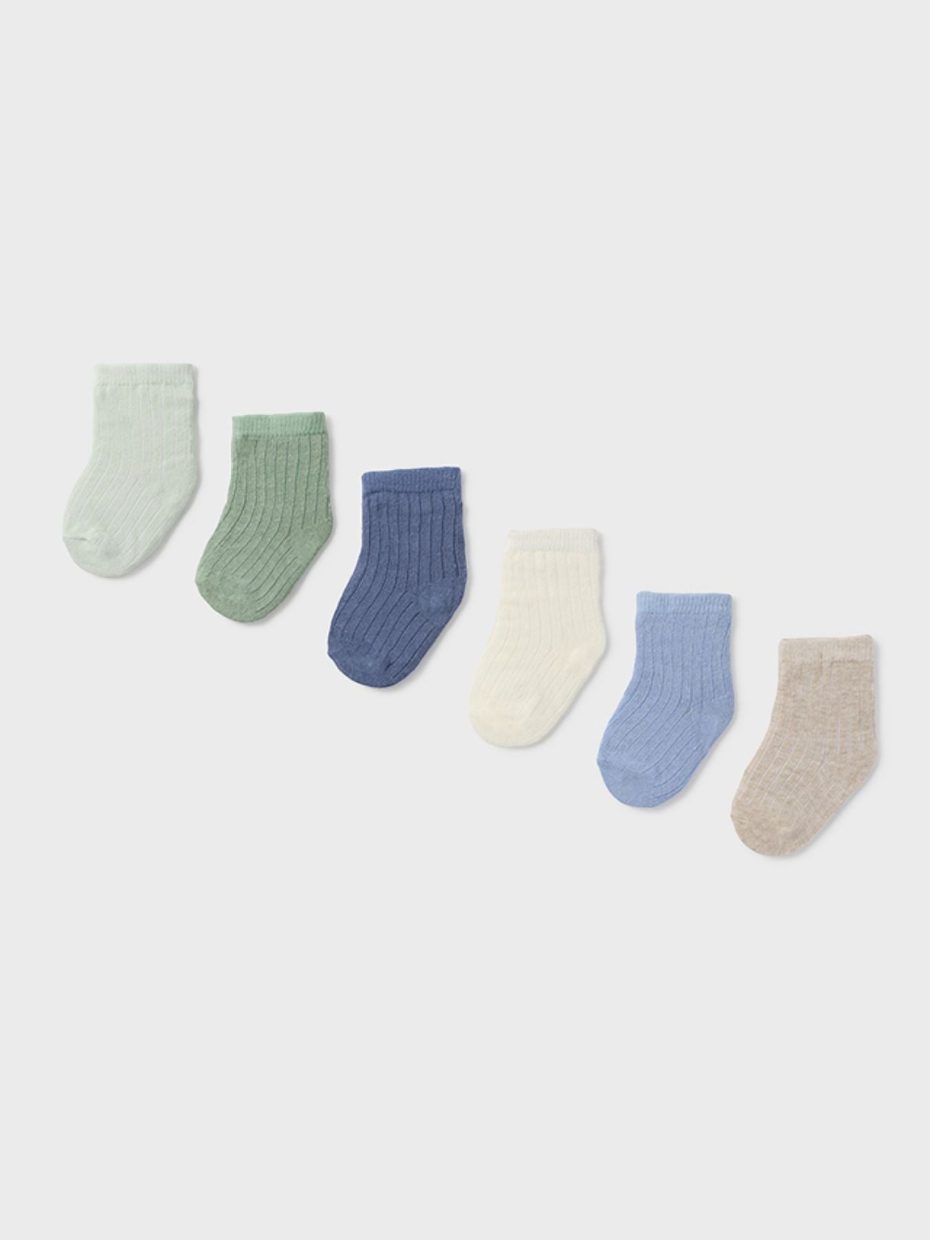 Set 6 calzini  VERDE 1C-9758/V -  NANU' BABY