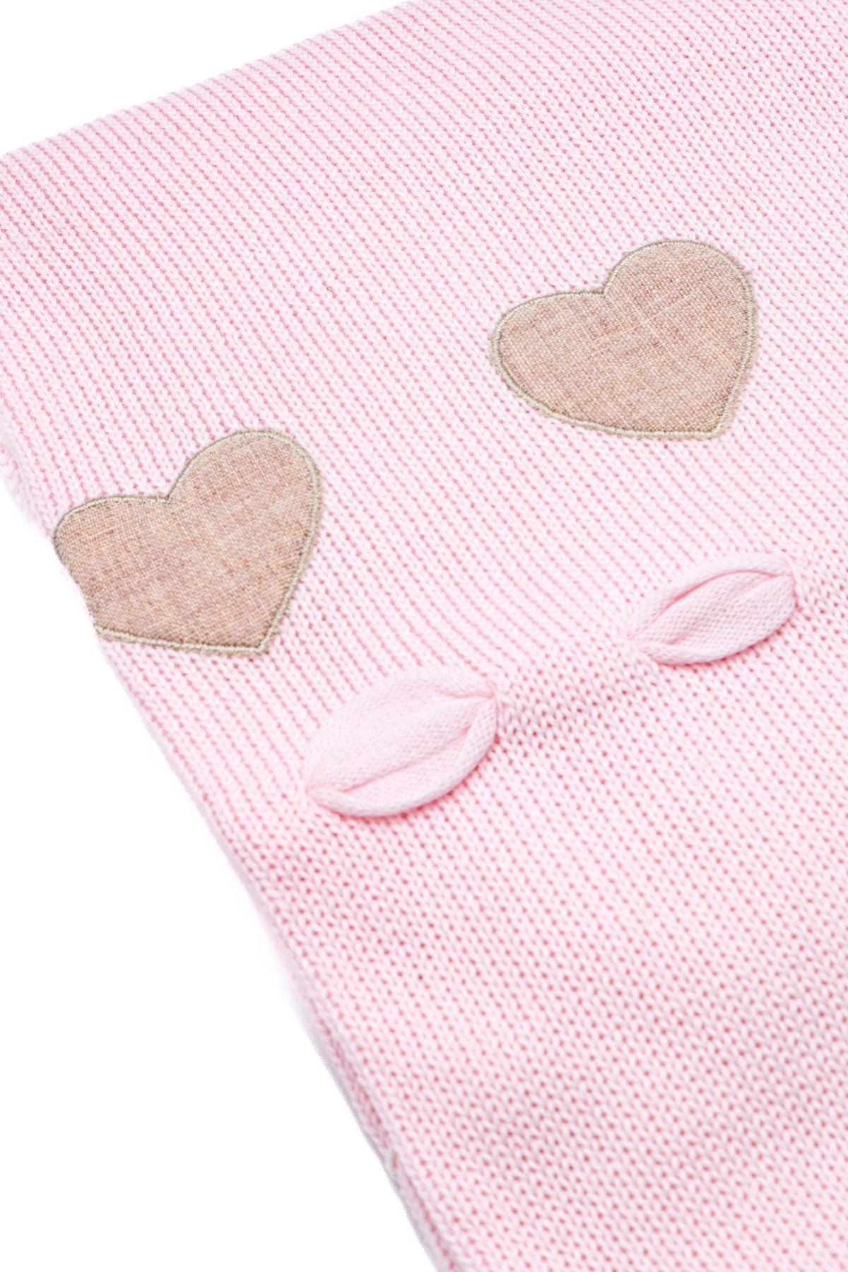 Coperta Cuoricini Neonata ROSA 3146/189 -  NANU' BABY