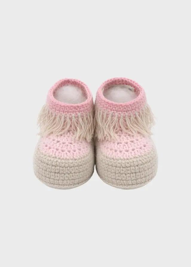 Babbucce Neonata Tortora AMY/815 by PICCOLA GIUGGIOLA