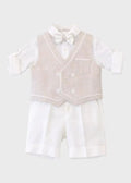 Completo Cerimonia Bimbo Beige 7229 by BIMBALO'