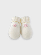 Babbucce Neonata Bianco FIORI DI LOTO 715/3031 by BABY LORD