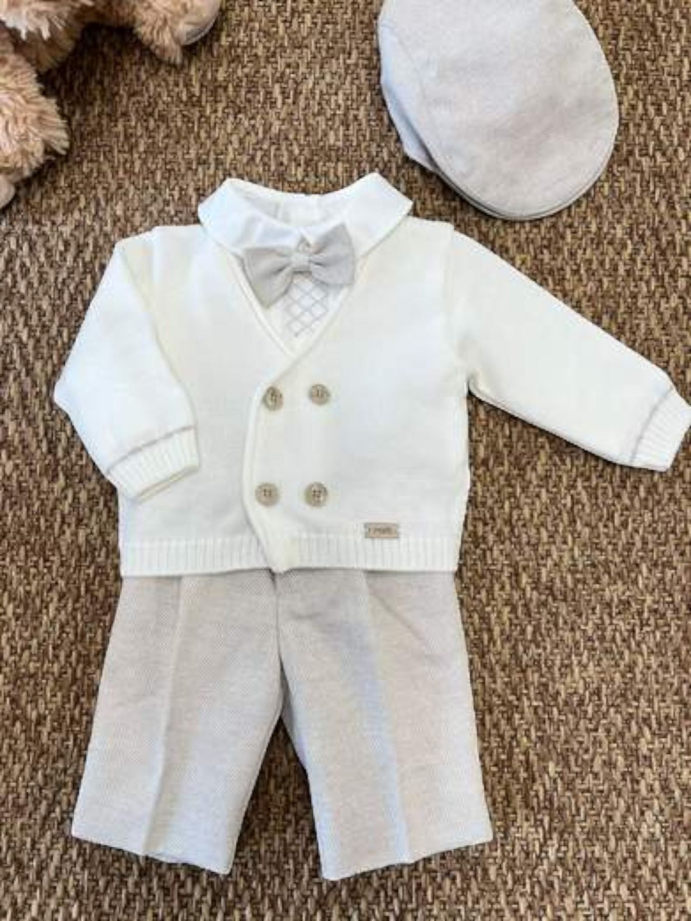 Completo con Papillon Bimbo VANIGLIA IK70160L/V -  NANU' BABY