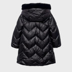Cappotto Bimba Nero 5847/10 by ABEL & LULA