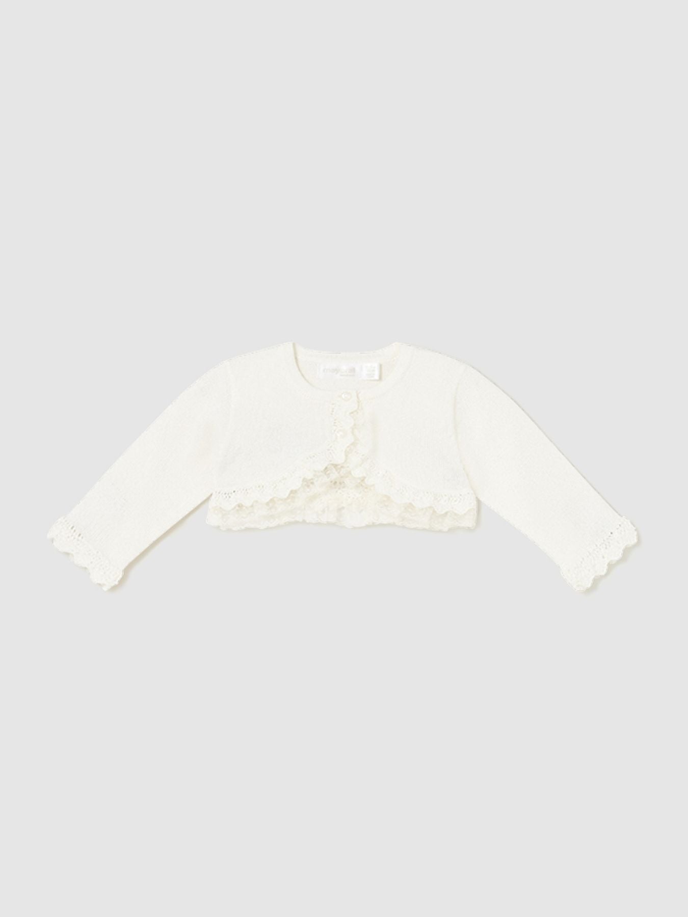 Cardigan cerimonia Bimba ECRU 1377 -  NANU' BABY