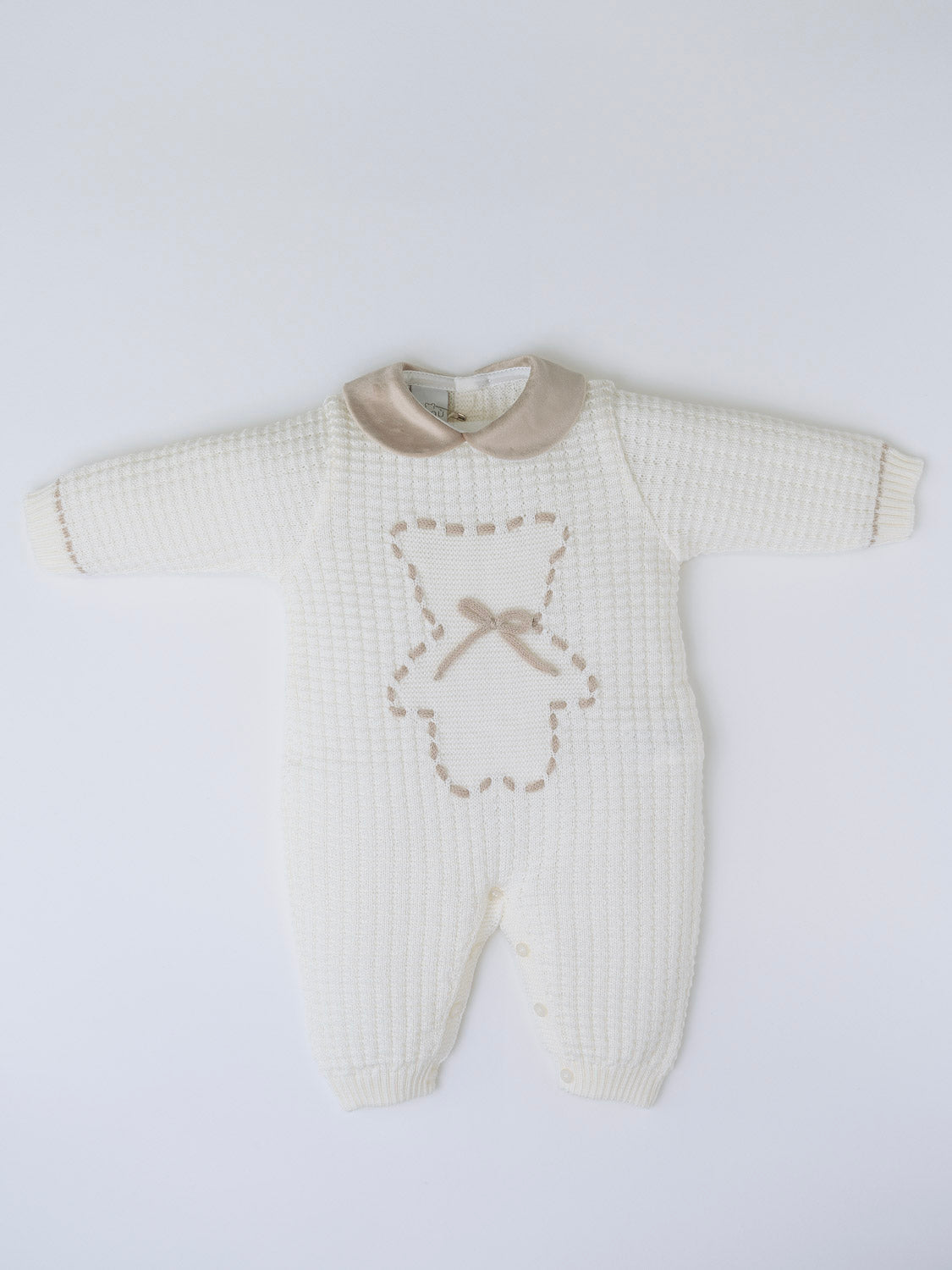 Coordinato nascita Neonato VANIGLIA IN8090 -  NANU' BABY