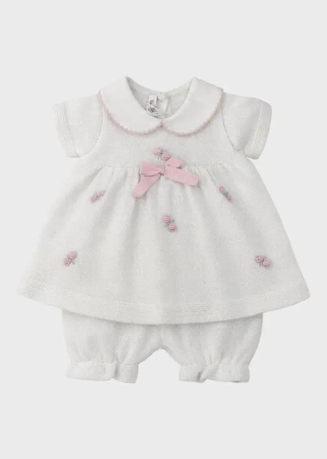 Completo nascita Neonata Bianco ROSELLINE 463 by BABY LORD