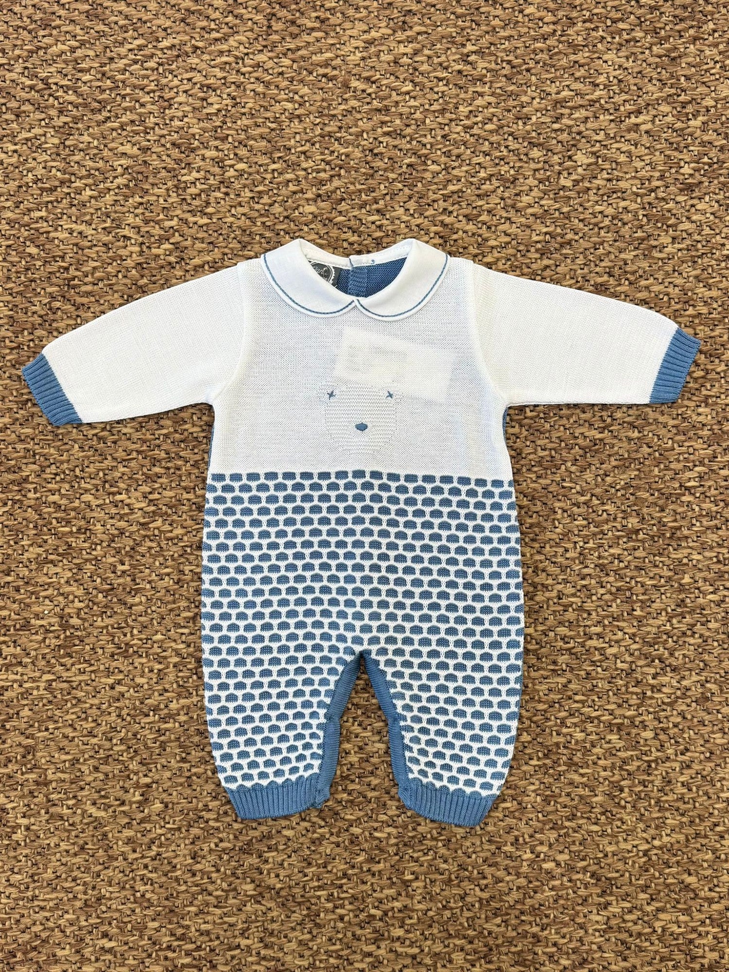 Tutina Neonato BIANCO EB7210 -  NANU' BABY