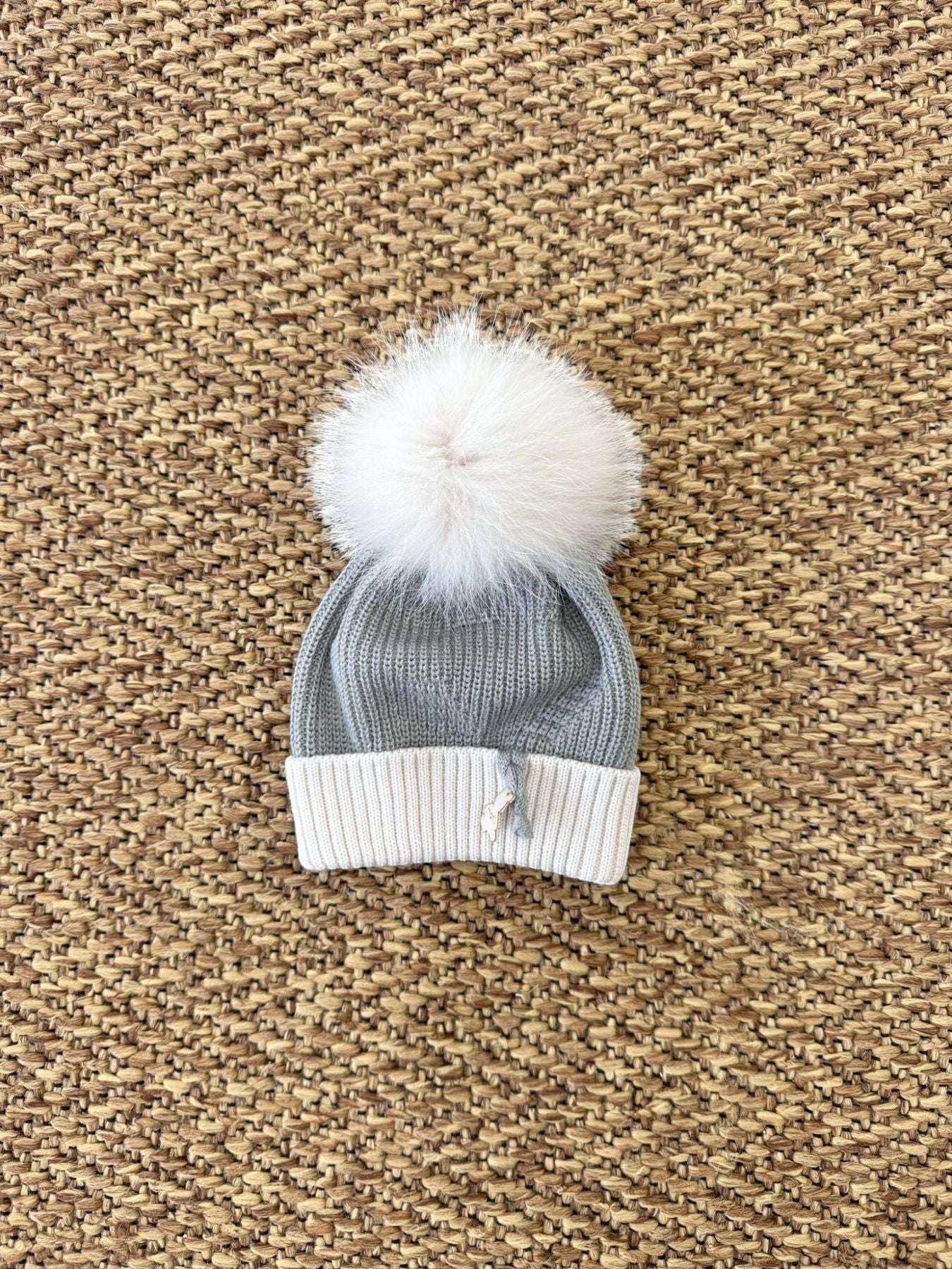 Cuffia Dolce Teddy Neonato NATURAL IB5271/N -  NANU' BABY