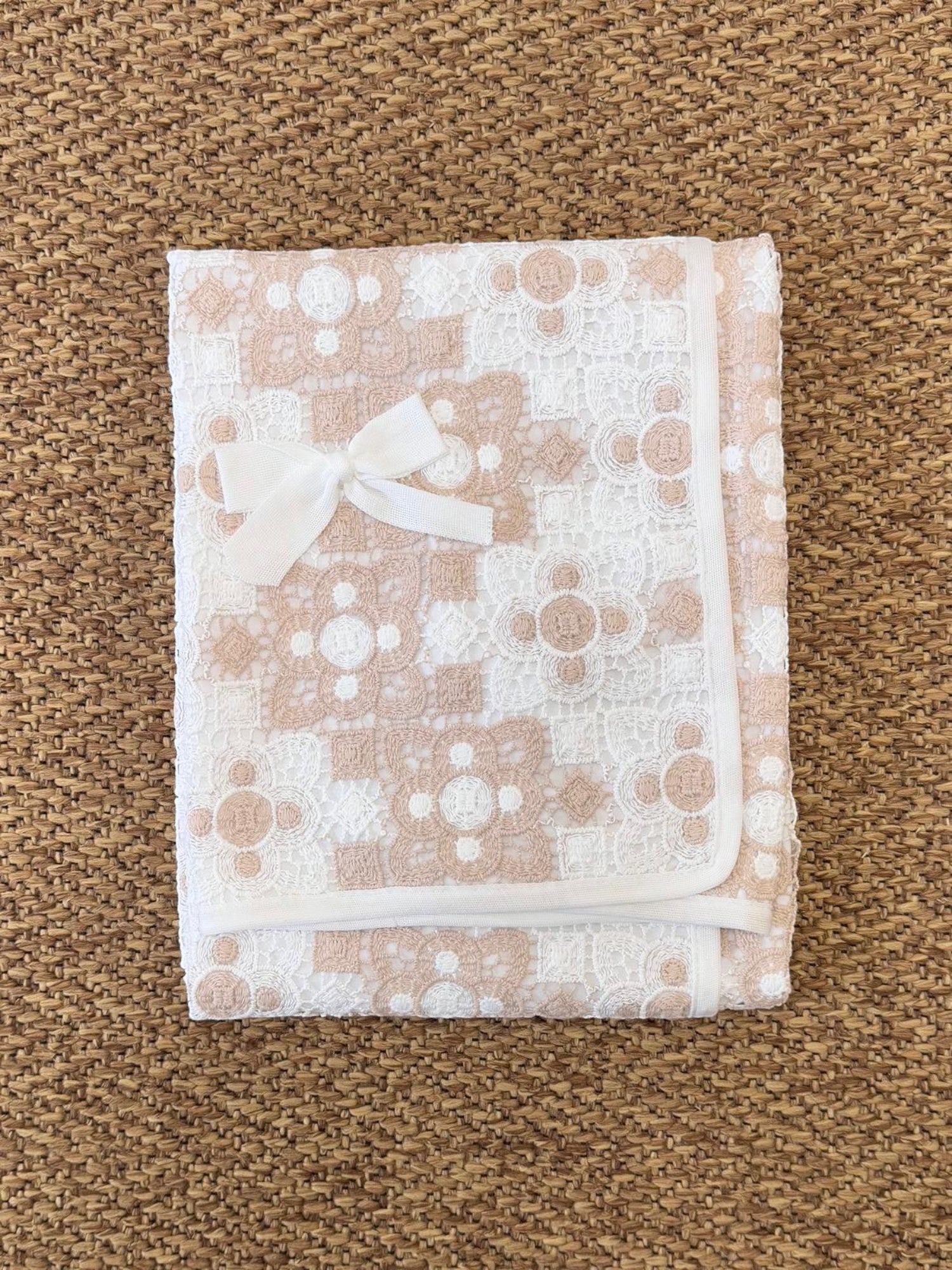 Coperta Neonata BIANCO EB2981 -  NANU' BABY