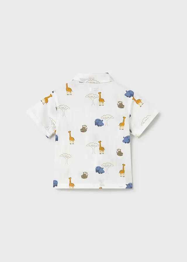 Camicia Bimbo Bianco 1114/31 by MAYORAL