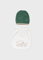 Cuffia Neonato Verde LR1206 by SARTORIA DEI PICCOLI