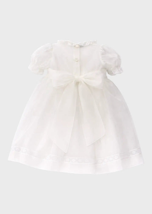 Abito Cerimonia Bimba Bianco LORETTA by PICCOLA GIUGGIOLA