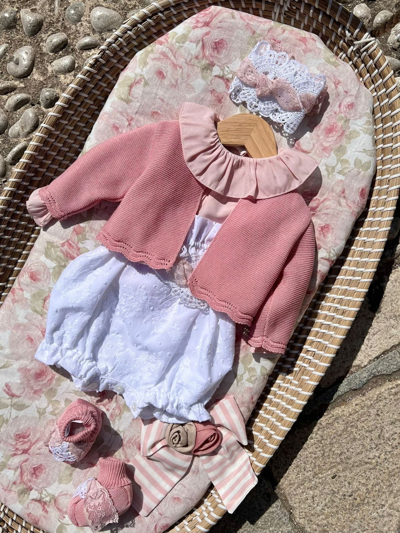 Completo 3 Pezzi Bimba ROSA EP2860 -  NANU' BABY