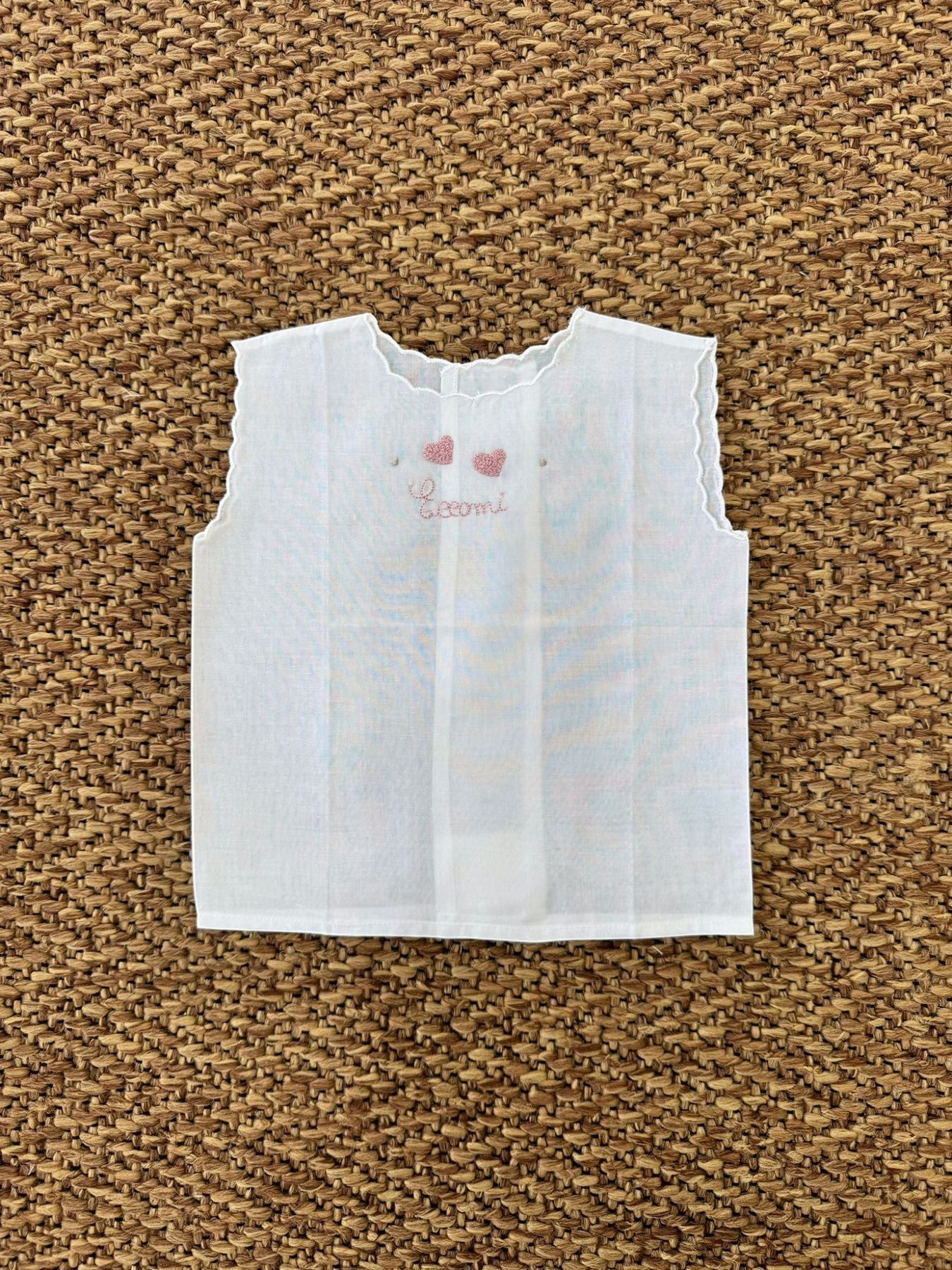 CAMICINA BATISTA Neonata Rosa CA80R -  NANU' BABY
