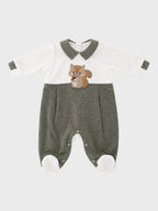 Tutina Neonato Verde LT/1303 by SARTORIA DEI PICCOLI