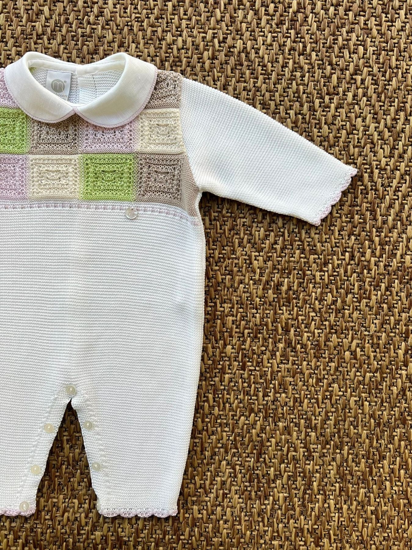 Tutina Neonata BIANCO EP2610 -  NANU' BABY