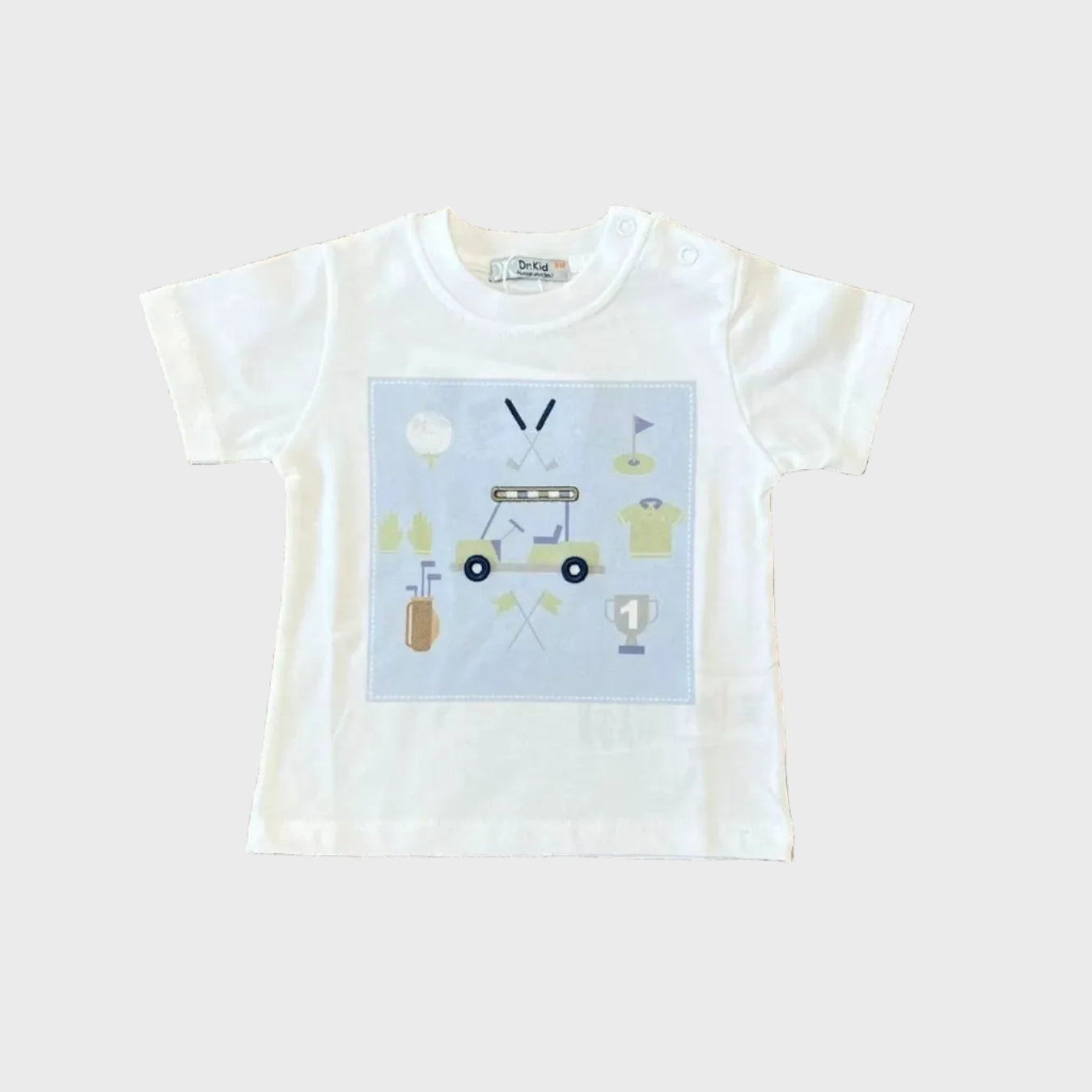 T-shirt Bimbo Bianco DK526/PV24 by DR KID