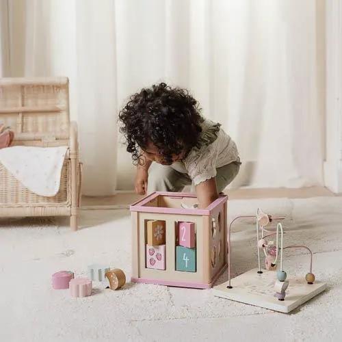 Cubo attività Multicolore LD7331 by LITTLE DUTCH
