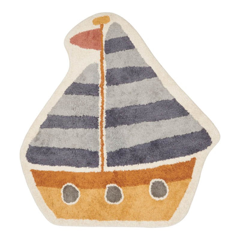 Tappeto Boat Blue  BLU RU10311640 -  NANU' BABY