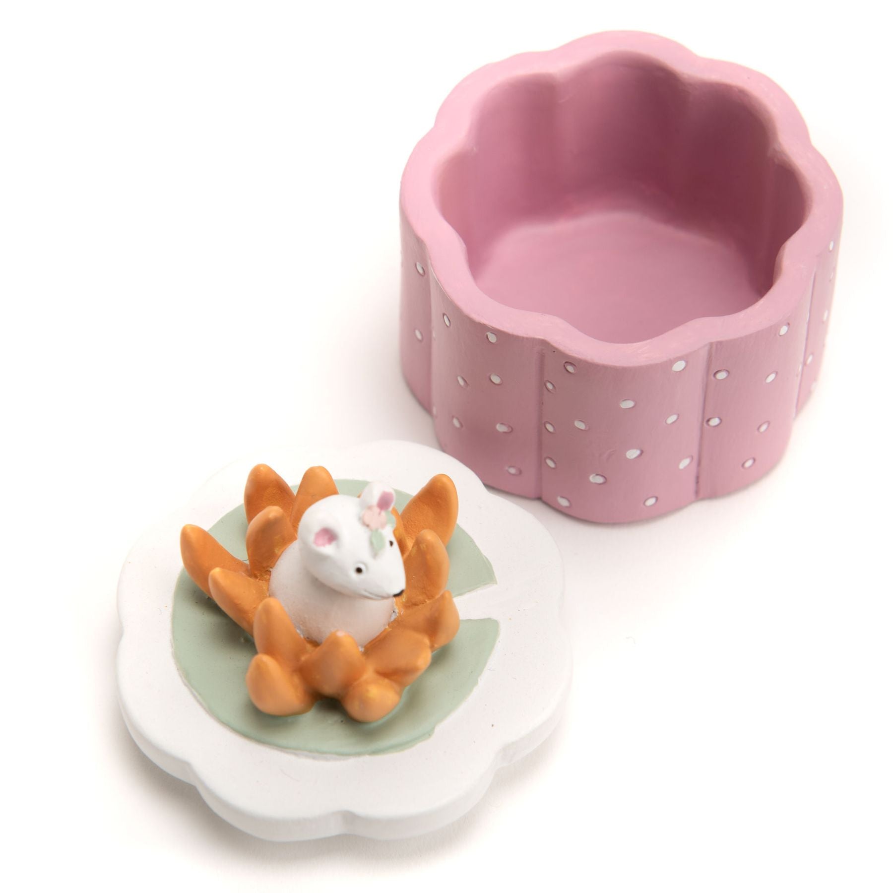 Cofanetto per dentini Fleurs  ROSA 159117 -  NANU' BABY