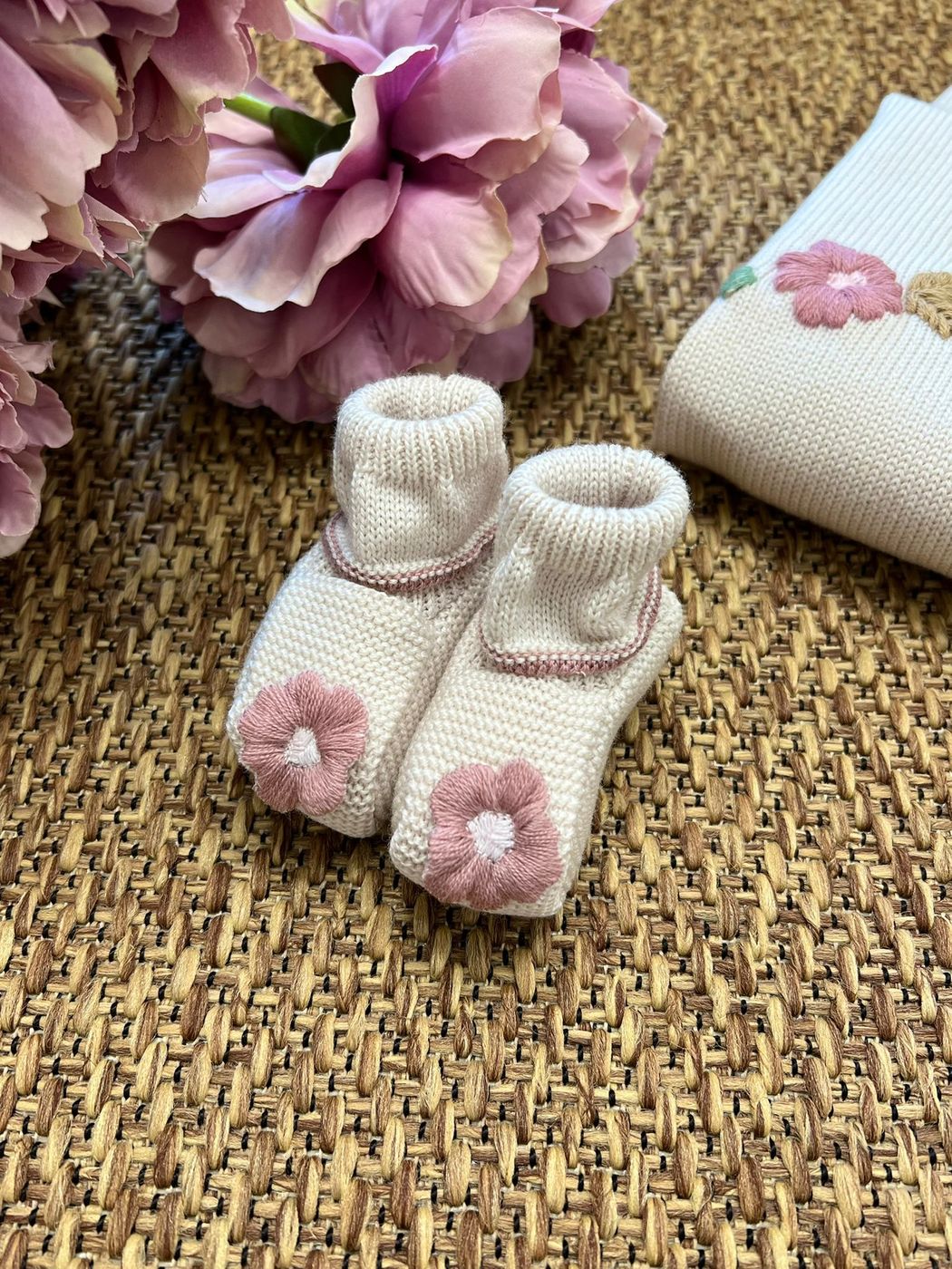 Babbucce Neonata NATURAL IF37S -  NANU' BABY
