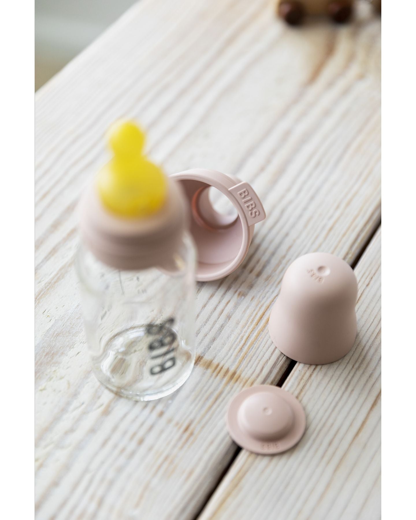 Set Completo Biberonin Vetro - Rosa Cipria  ROSA FARD 5013244 -  NANU' BABY