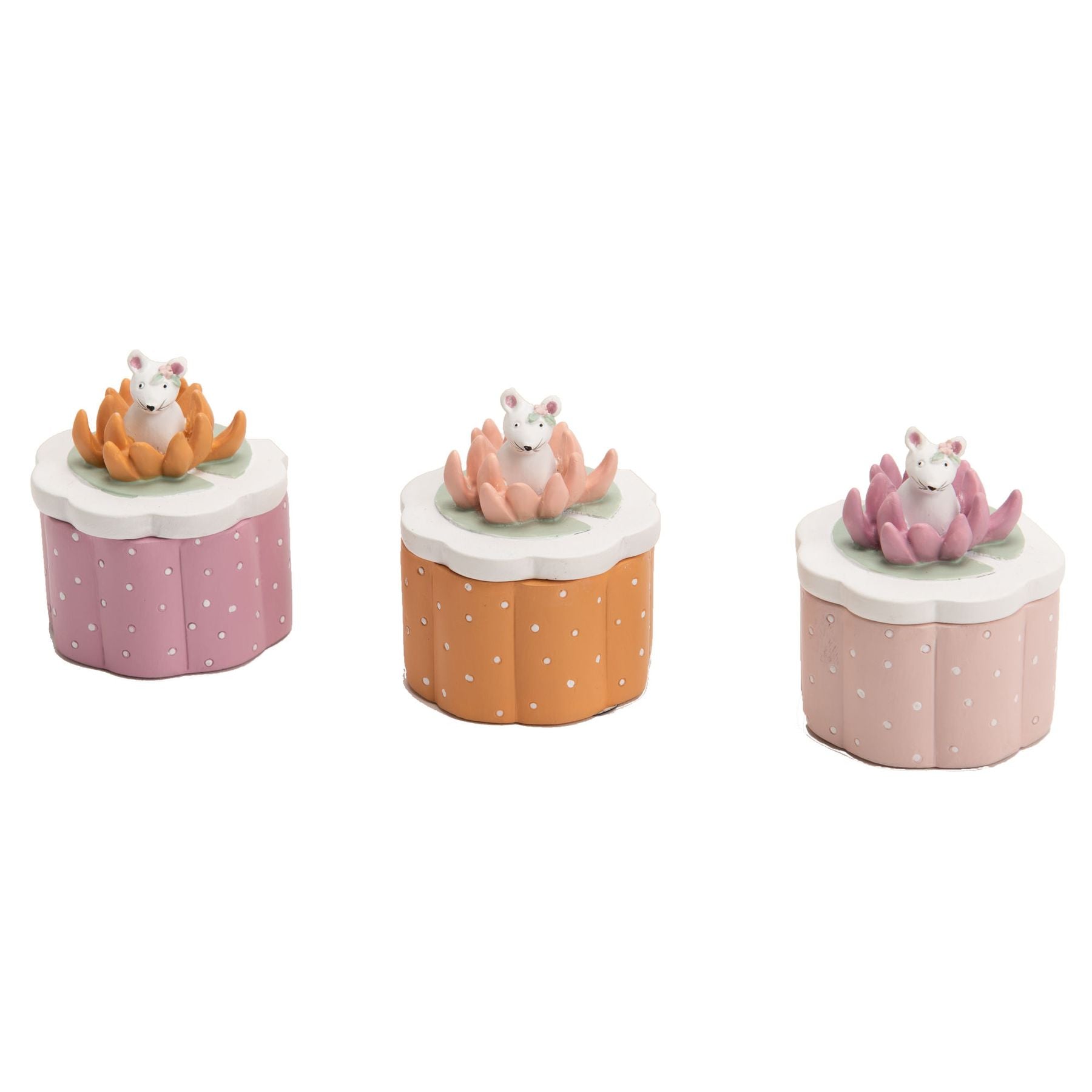 Cofanetto per dentini Fleurs  ROSA 159117 -  NANU' BABY