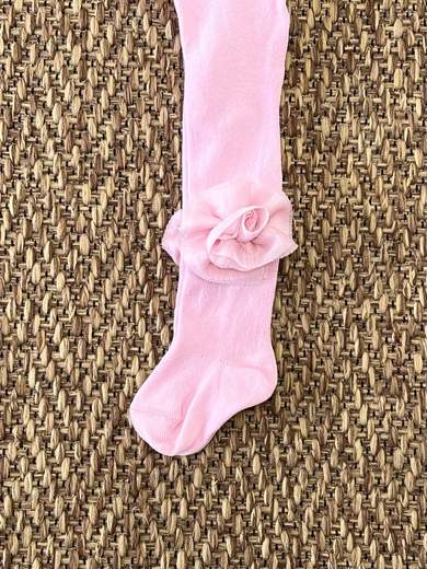 Collant con fiori  ROSA 2094C/MP -  NANU' BABY