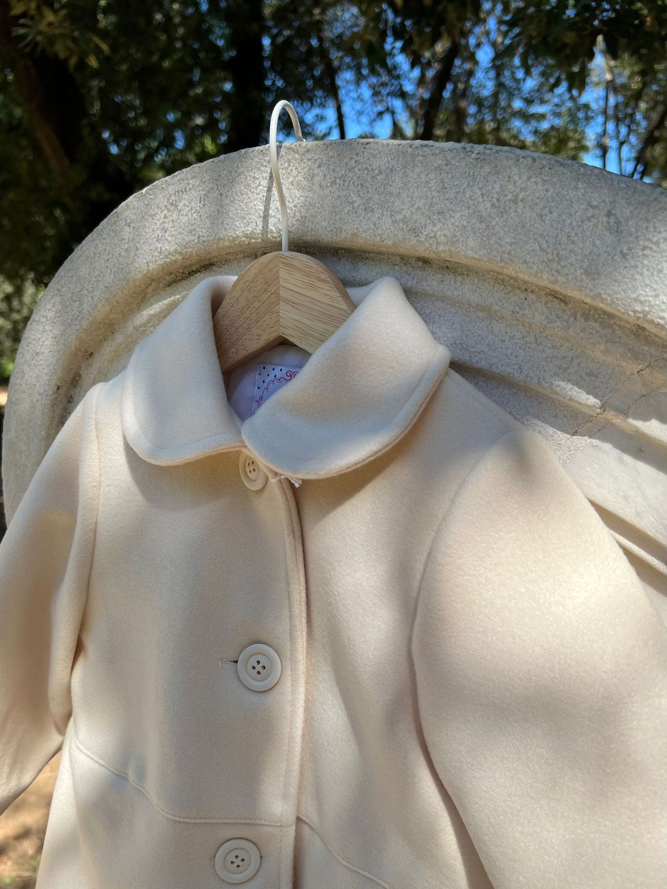 Cappotto Bimba PANNA FF36049/T155 -  NANU' BABY