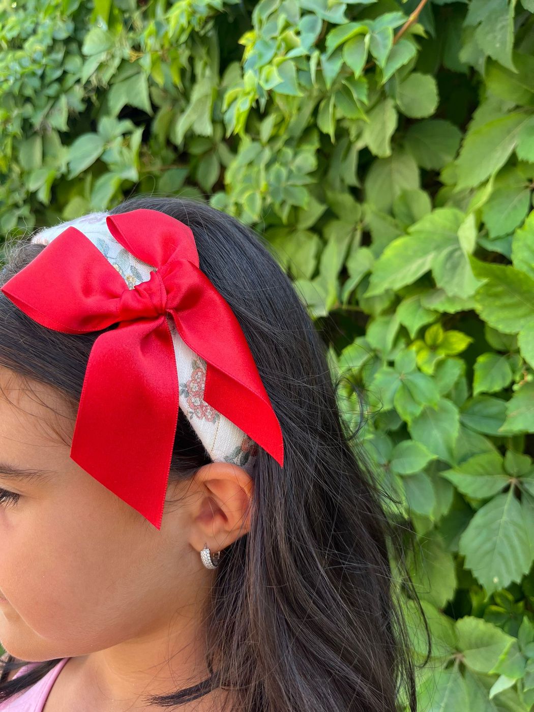 Cerchietto Fiocco  ROSSO J6230 -  NANU' BABY