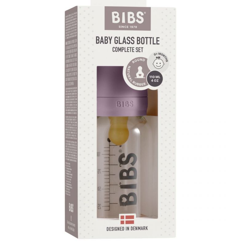 Set Completo Biberon in Vetro  Malva  LILLA 5013300 -  NANU' BABY
