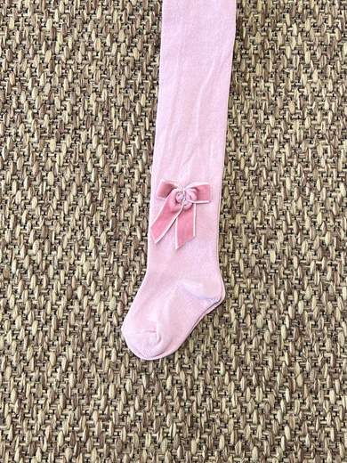 Collant fiocco Velluto  ROSA 2003C/DP -  NANU' BABY