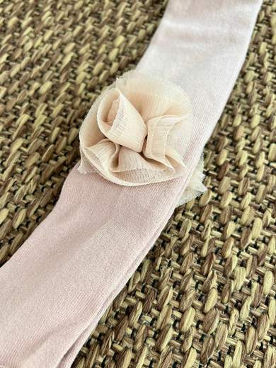 Collant con fiori  ROSA 2094C/PN -  NANU' BABY