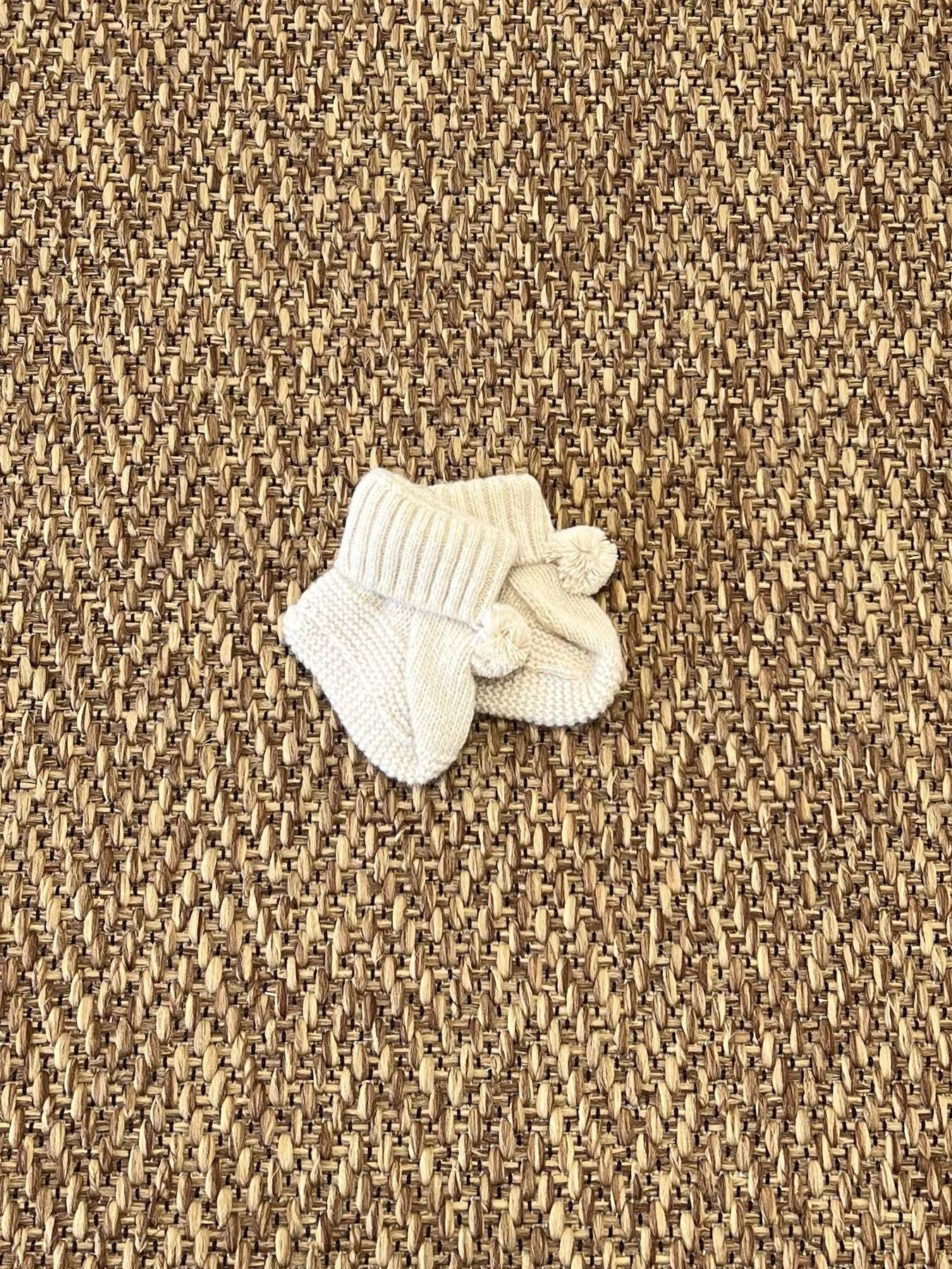 Babbucce Neonato BEIGE DK133/OI23 -  NANU' BABY