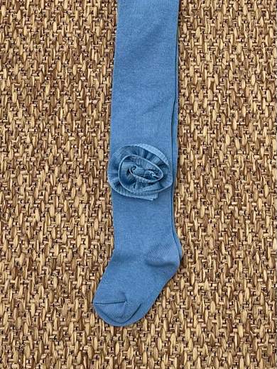 Collant con fiori  BLU 2094C/B -  NANU' BABY