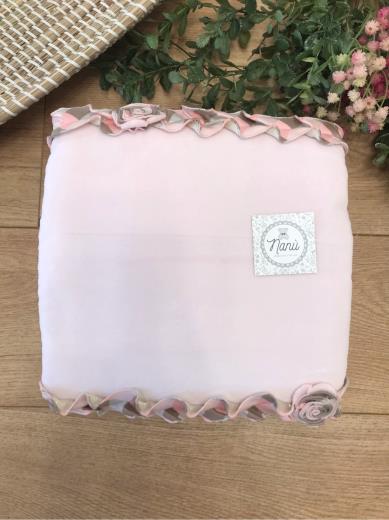 Coperta in lana Neonata ROSA IC1481 -  NANU' BABY