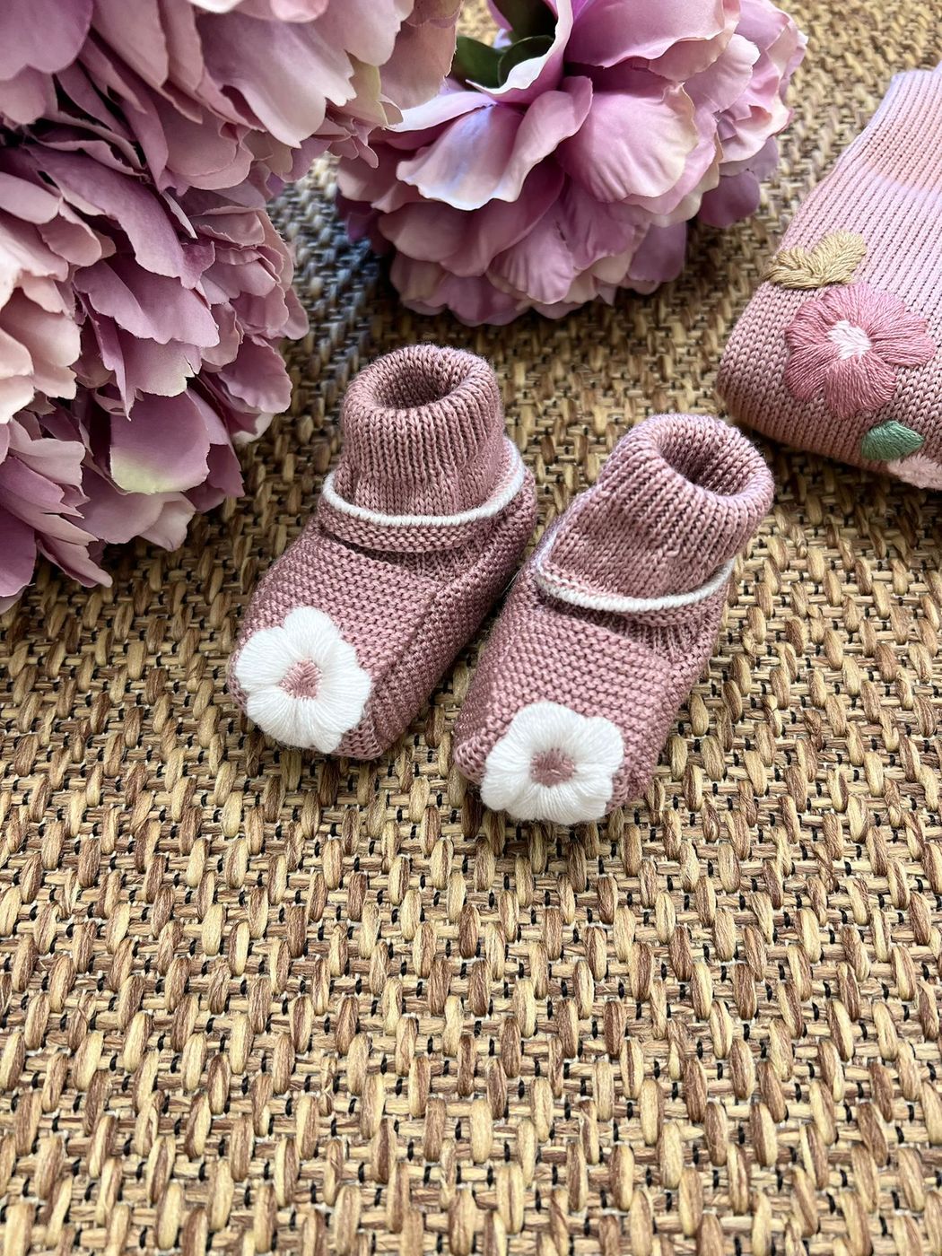 Babbucce Neonata NATURAL IF37S -  NANU' BABY