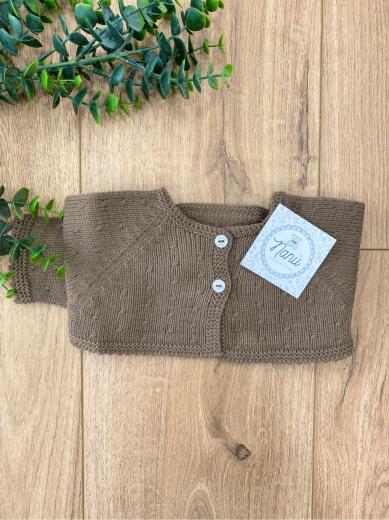 Giacchina Bimba MARRONE 9503/C -  NANU' BABY
