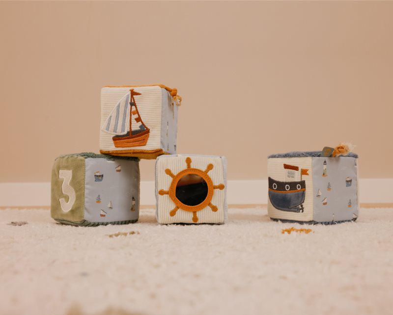 Set di cubi morbidi Sailors Bay  MULTICOLORE LD8616 -  NANU' BABY
