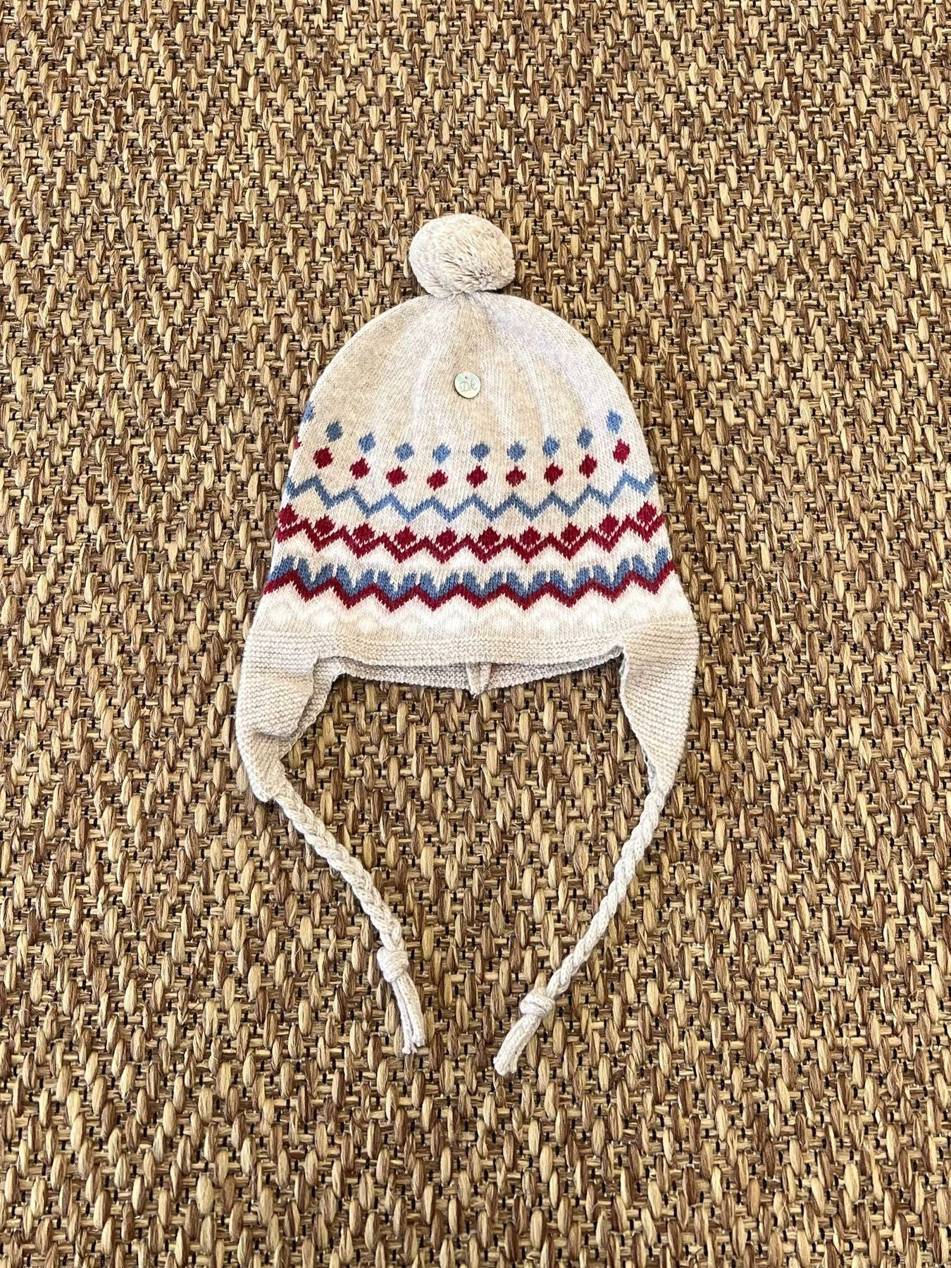 Cuffia Neonato BEIGE DK159/OI23 -  NANU' BABY