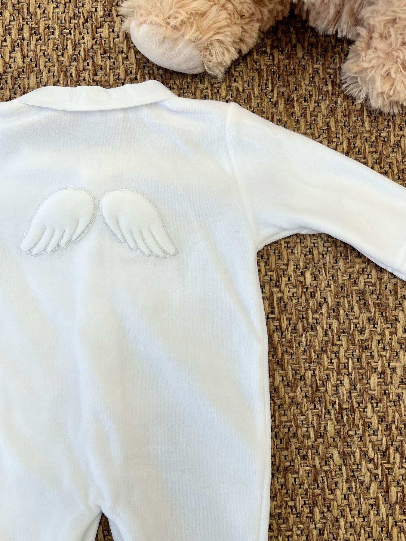 TUTINA WINGS L02 WHITE Neonato BIANCO ANGEL WN53- -  NANU' BABY